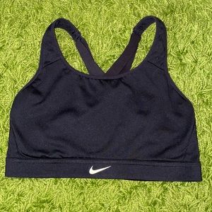 Nike black sports bra